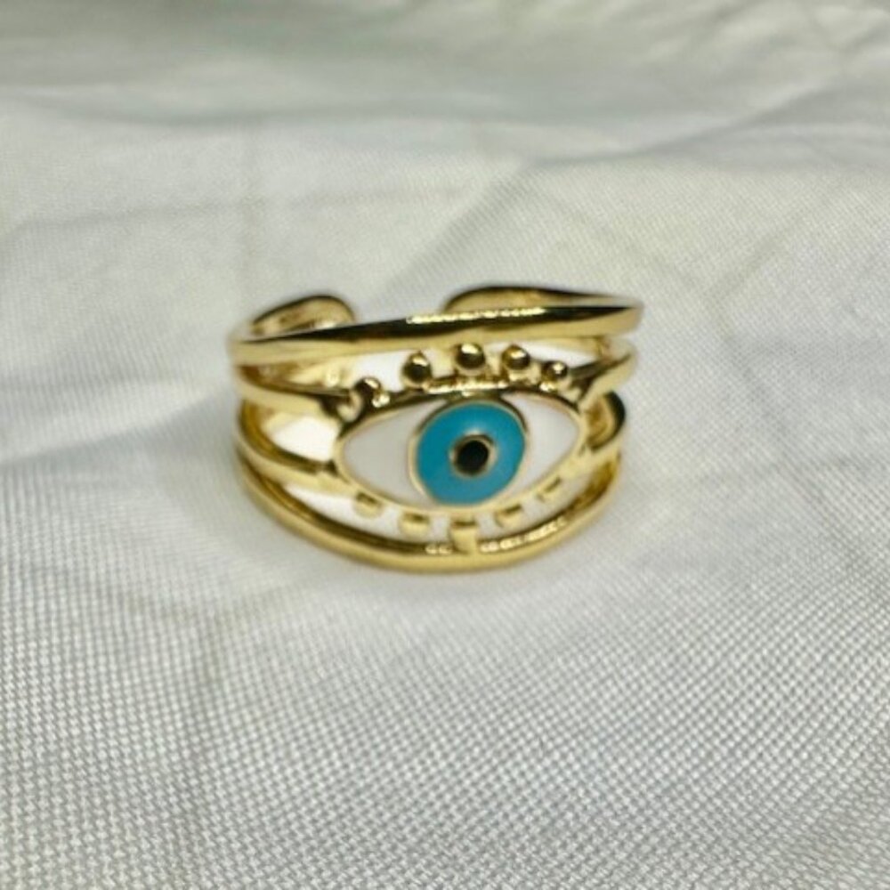 Share Gold Plated Stainless Steel Ring For women